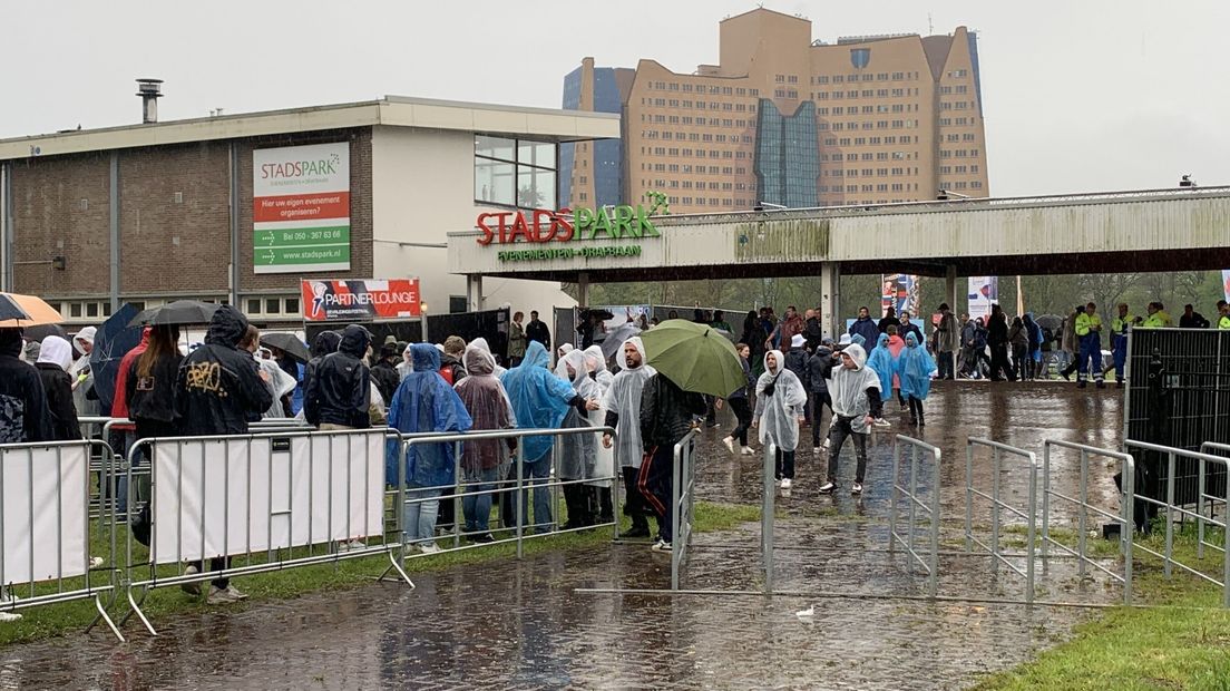 De festivalbezoekers mogen het terrein weer op