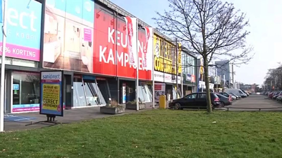 Winkels op de woonboulevard in Utrecht