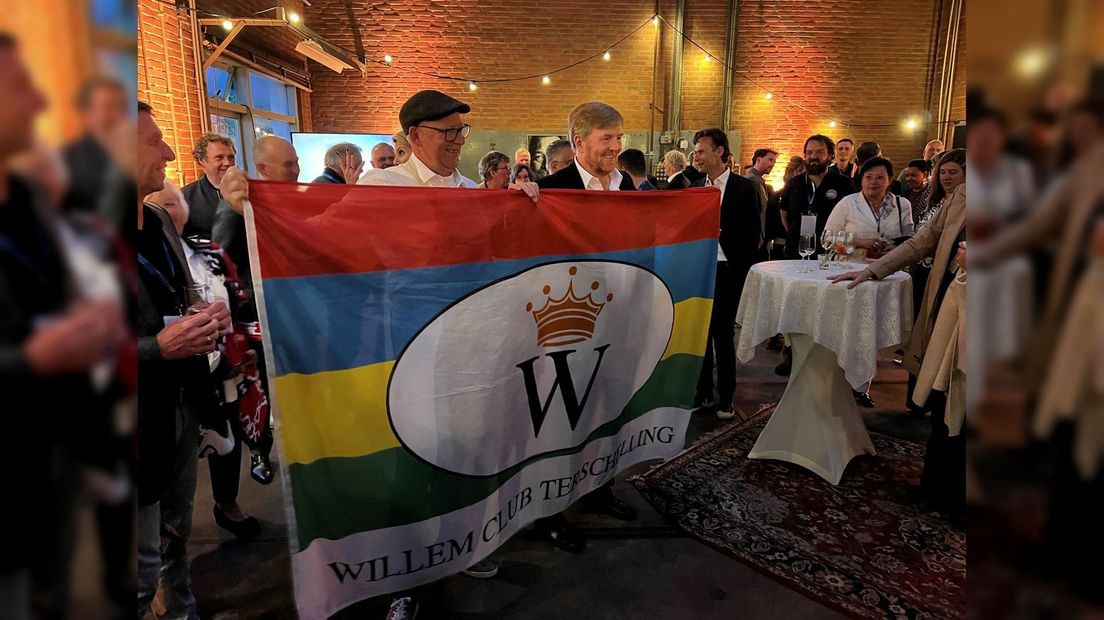 De flagge dy't kening Willem krigen hat
