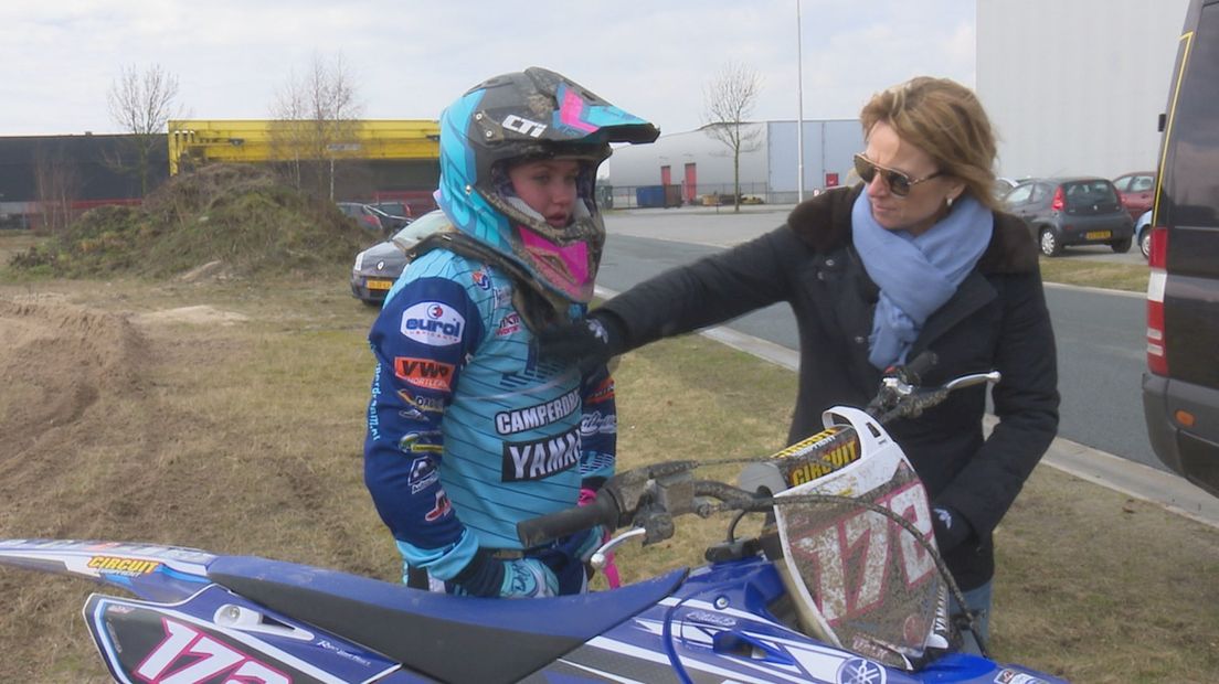 Lynn Valk (15) klaar voor WK motorcross