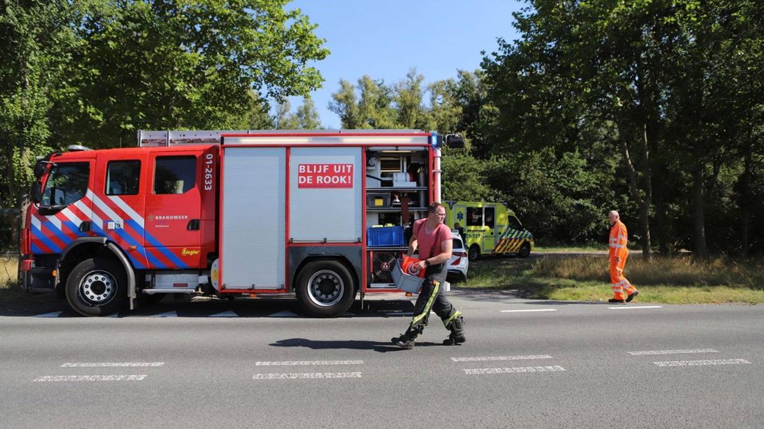 Hulpdiensten ter plaatse in Stadskanaal