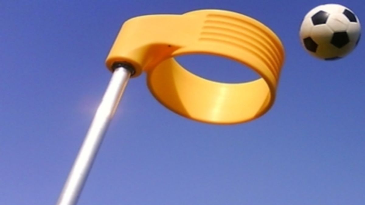 Scholen krijgen vandalisme-veilige korfbalpaal