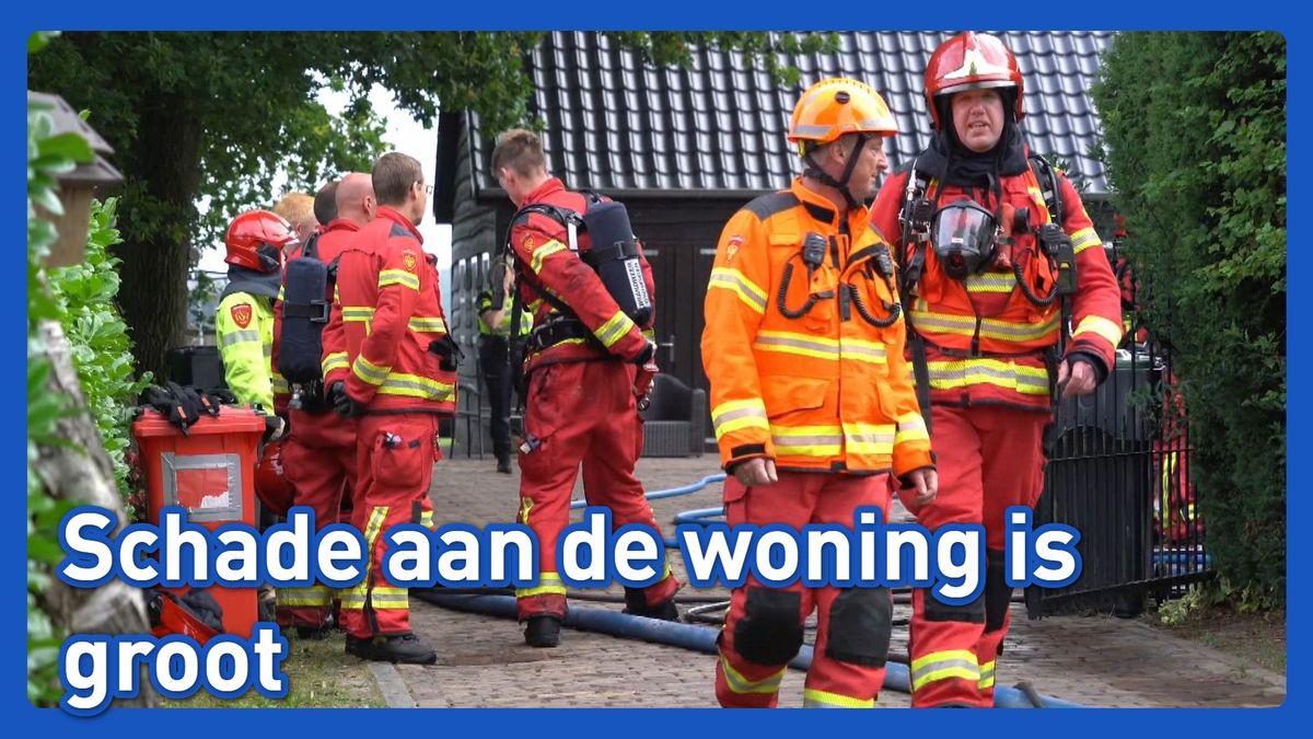 Woningbrand in Sellingen