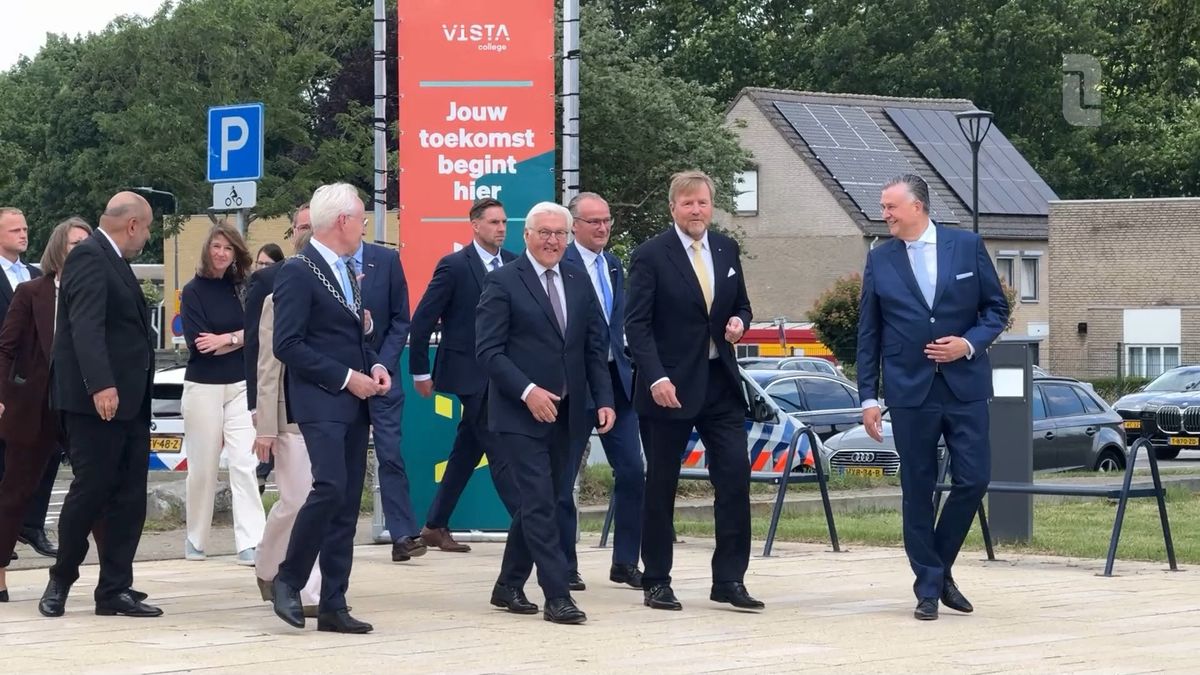 Hoog bezoek maakt diepe indruk in Sittard : 'Als de koning nog eens komt, mogen ze me zeker bellen'