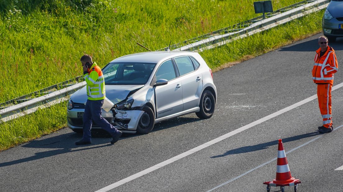 De wagens raakten flink beschadigd