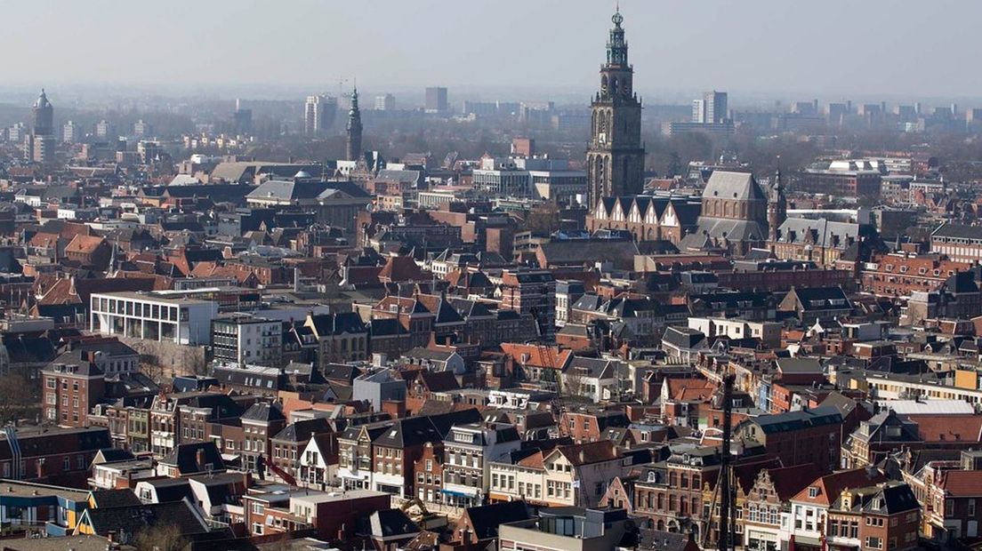 Het centrum van Groningen, één van de duurste plekken van het land om te huren