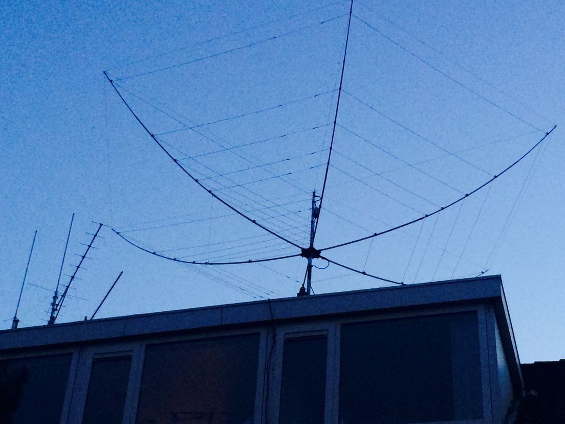 Antennes van een zendamateur