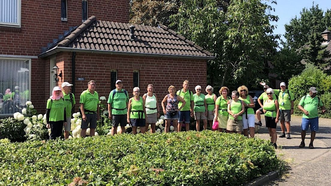 De wandelgroep uit Zoetermeer