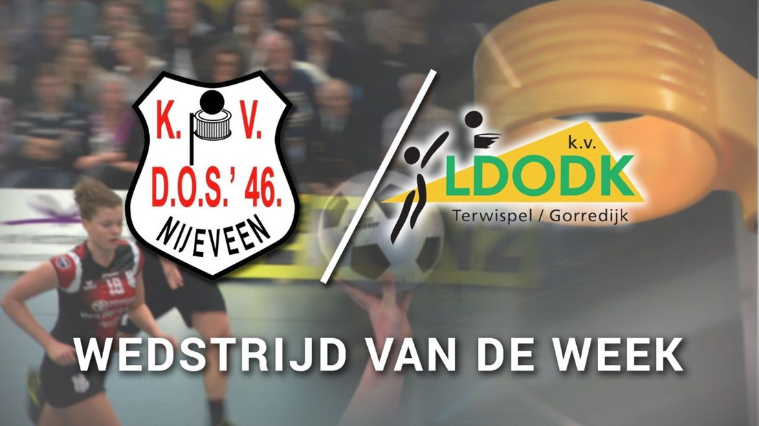 Kijk nu live naar de korfbalderby DOS'46 - LDODK (Rechten: RTV Drenthe)