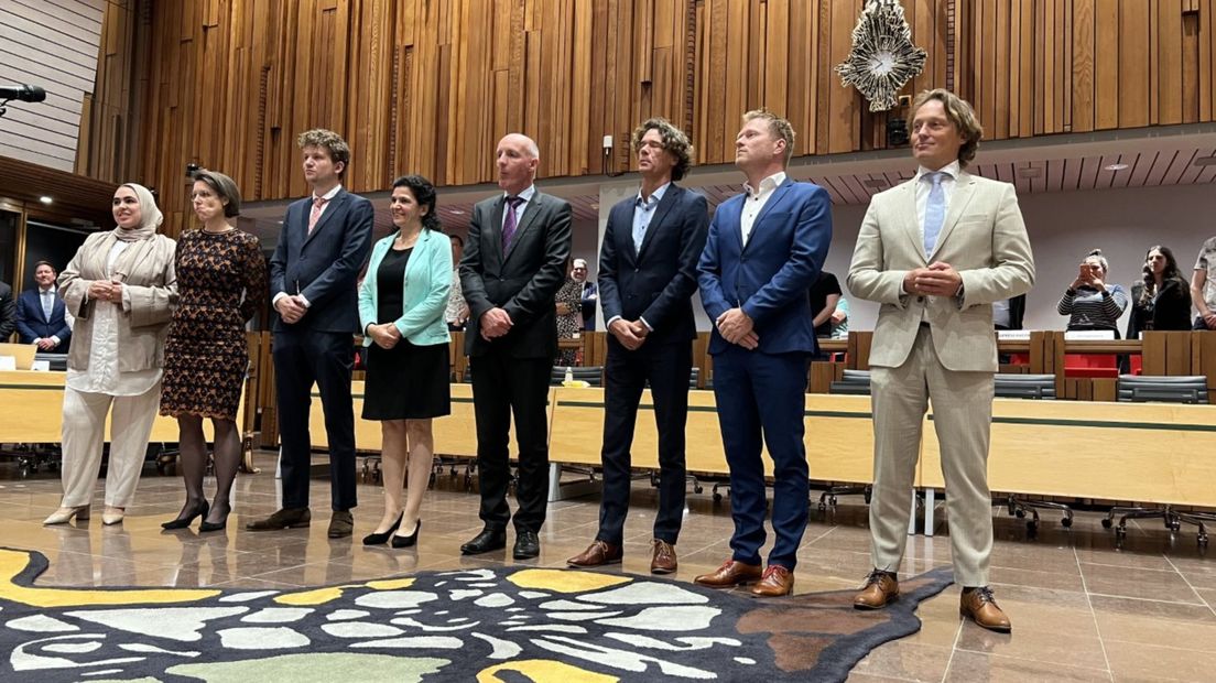 De installatie van de wethouders in Amersfoort in juli 2022.