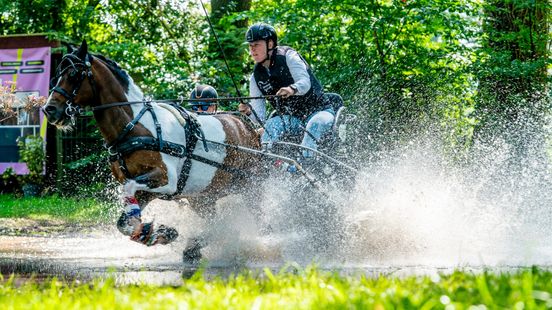 In Beeld: paarden vliegen over parcours bij menwedstrijd Zuidwolde