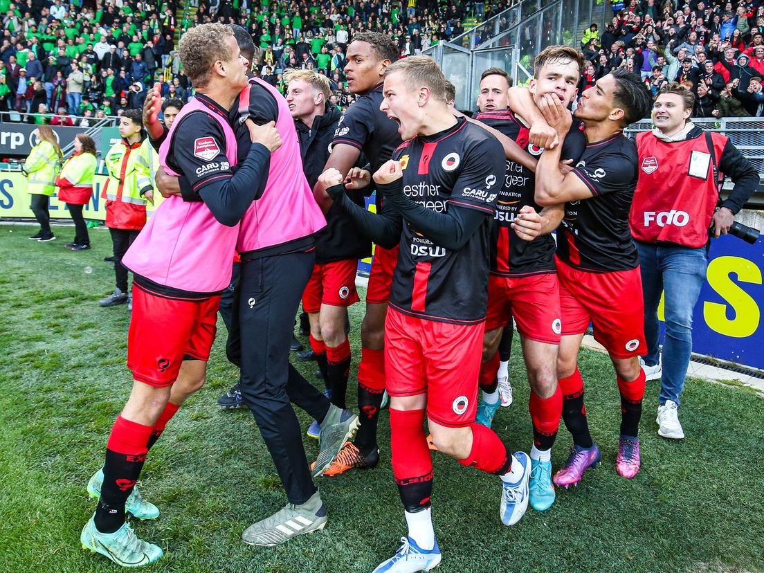 De ontlading is groot bij Excelsior na het bereiken van de eredivisie