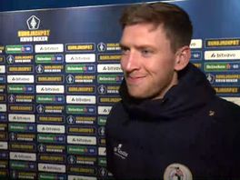 Tobias Lauritsen na winst op FC Groningen in de beker