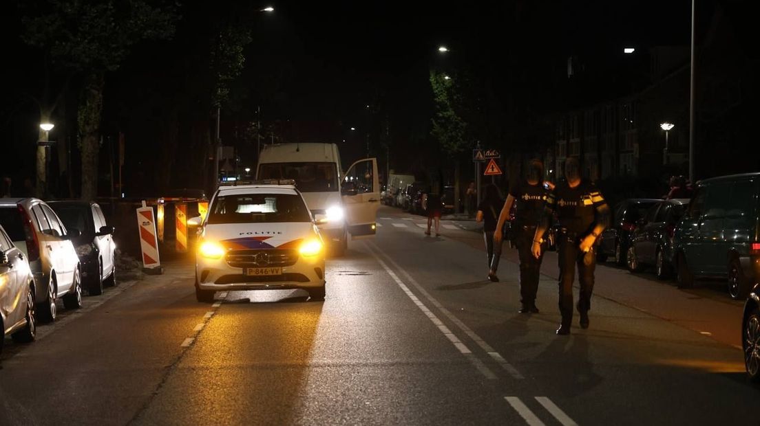 Politie in de Iepenlaan na de schietpartij