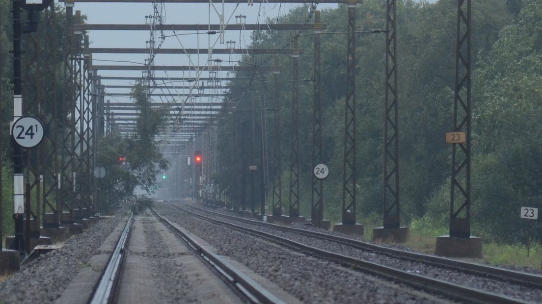 Een van de punten is dat er een mogelijkheid komt om meer treinen te laten rijden tussen Zwolle en Groningen (Rechten: RTV Drenthe)