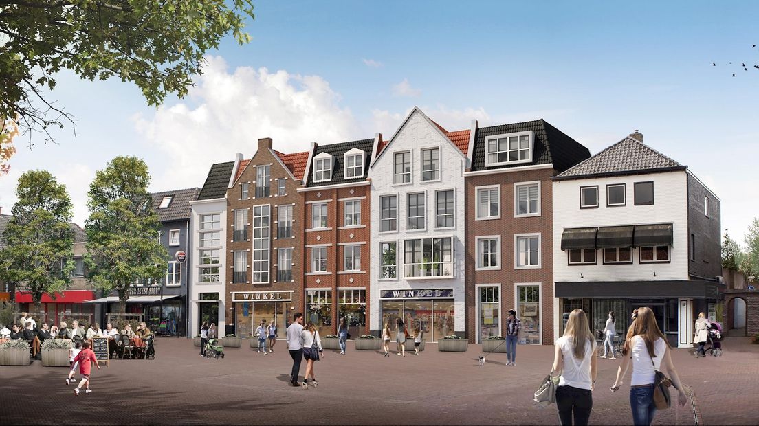 Impressie van het marktplan