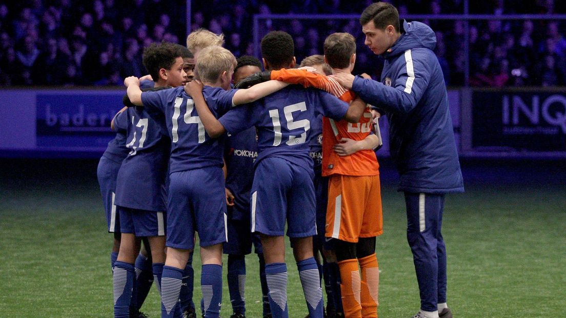 Het jeugdteam van Chelsea dat vorig jaar de Eurocup Delfzijl won