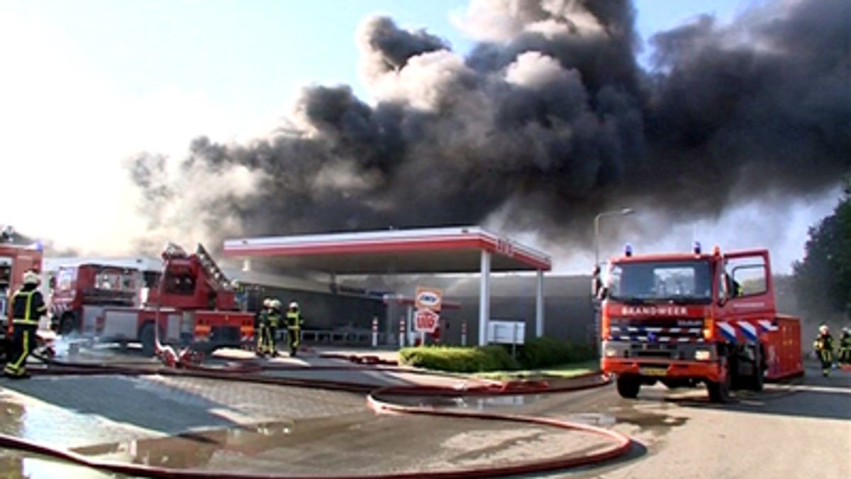 Brand meester bij garagebrand in Wanssum