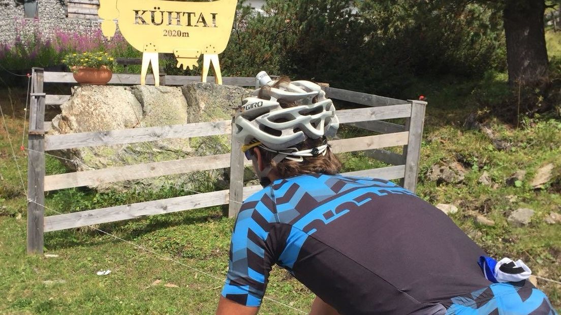 Wielrennen in de bergen was een van de hoogtetrainingen van Mesu