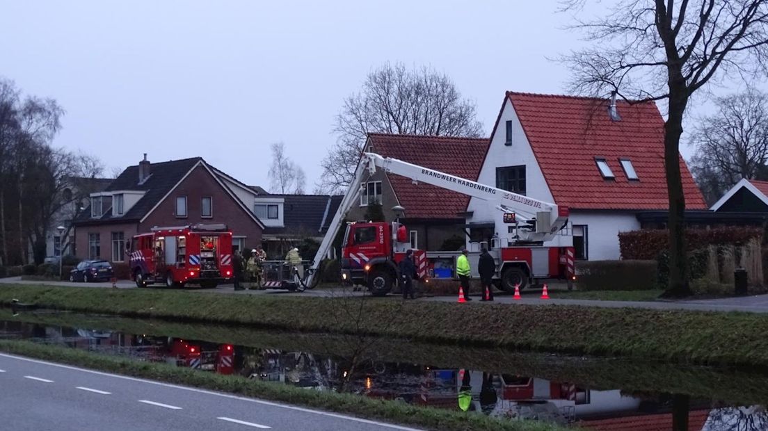 Schoorsteenbrand in Dedemsvaart