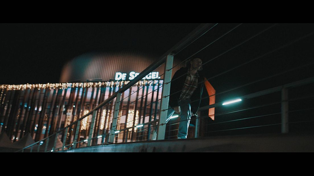 Shot uit de nieuwjaarsfilm van Zwolle