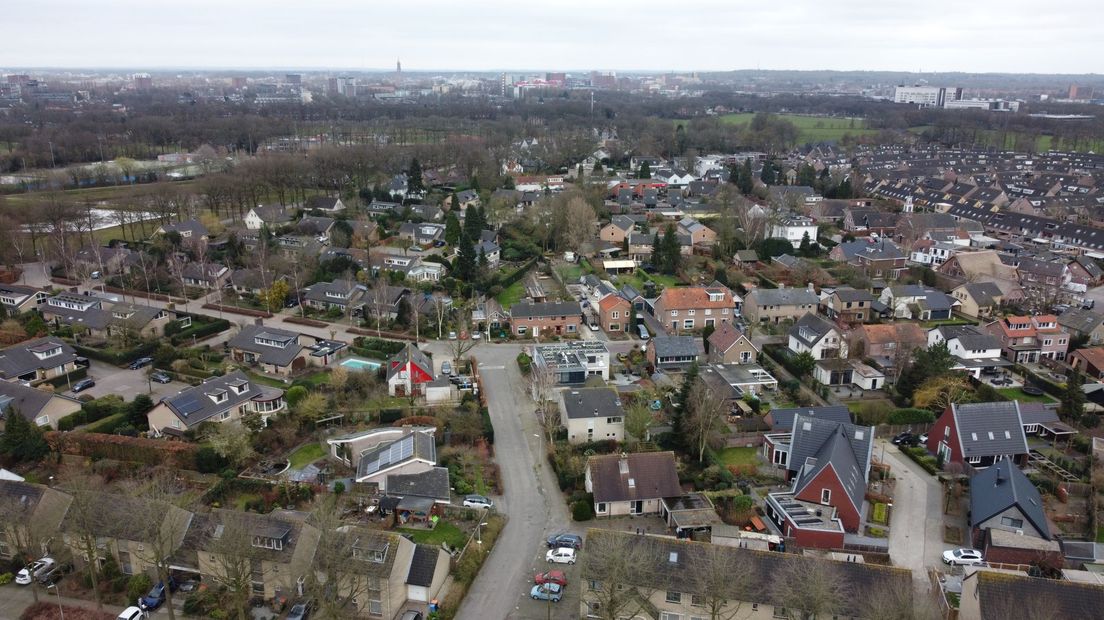 Het noorden van de gemeente Amersfoort, zoals in Hoogland, stemde vooral op de VVD.