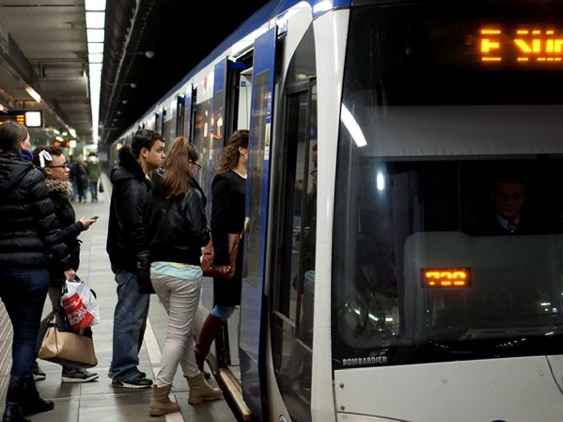 Tunnel voor metrolijn van noord naar zuid