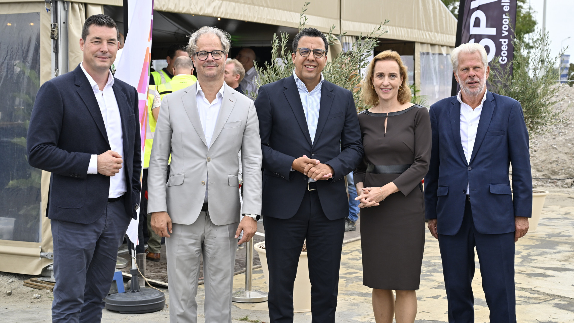 De verschillende partijen die bij de bouw betrokken zijn