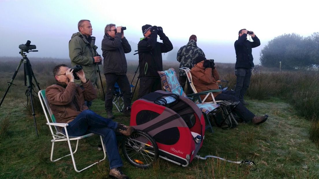 Vogeltelling in alle vroegte in Wierden (archieffoto)