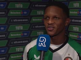 Givairo Read glundert na zijn eerste treffer voor Feyenoord: "Ik wilde niet te vroeg juichen"