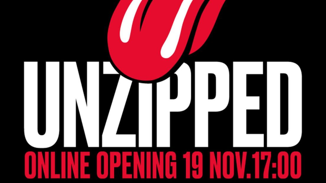 De poster van de Unzipped-tentoonstelling