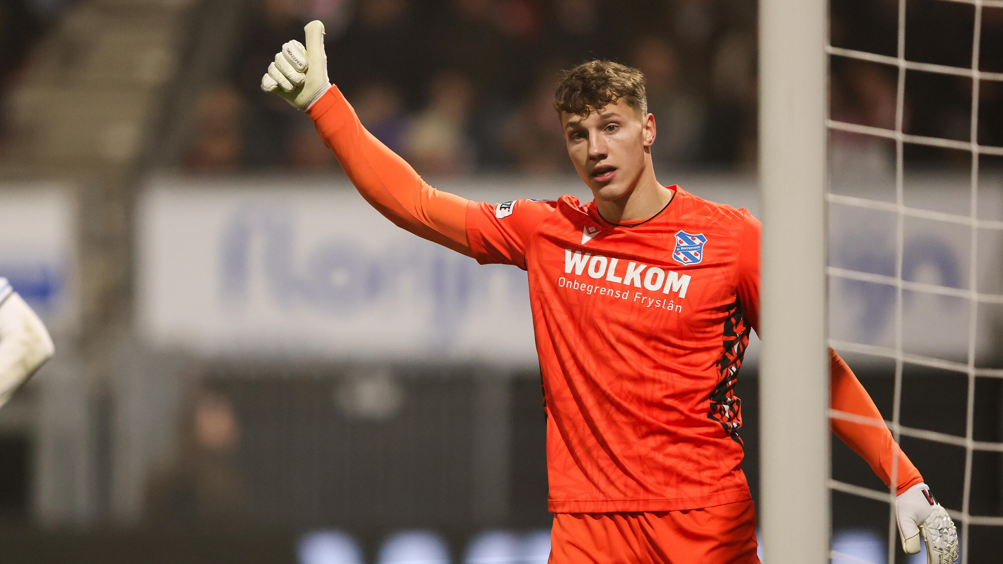 Bernt Klaverboer moest vaak in actie komen tegen Excelsior