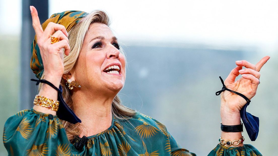 De koningin bezoekt de High Tech Campus tijdens Koningsdag