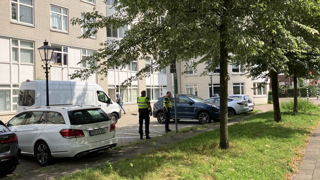 Politie-inval in woning Wittevrouwensingel