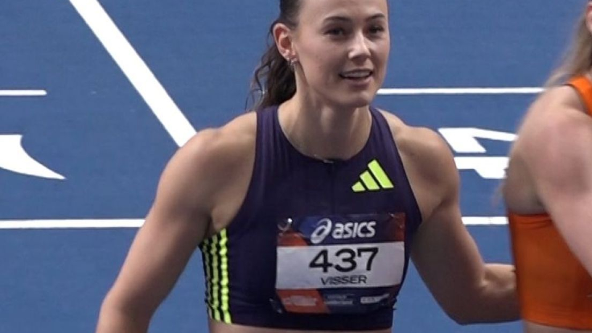 Visser wint 100 meter horden • droom komt uit Room