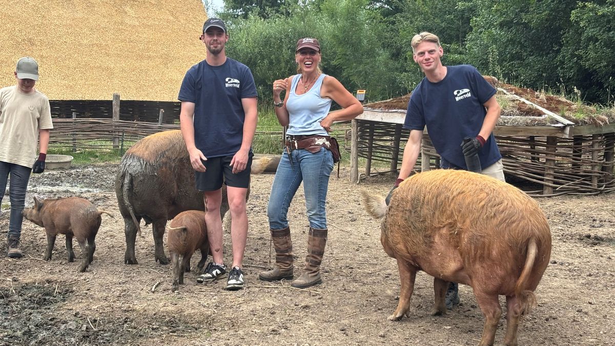 In het prehistorisch dorp Moerveld zie je hoe de eerste boeren leefden