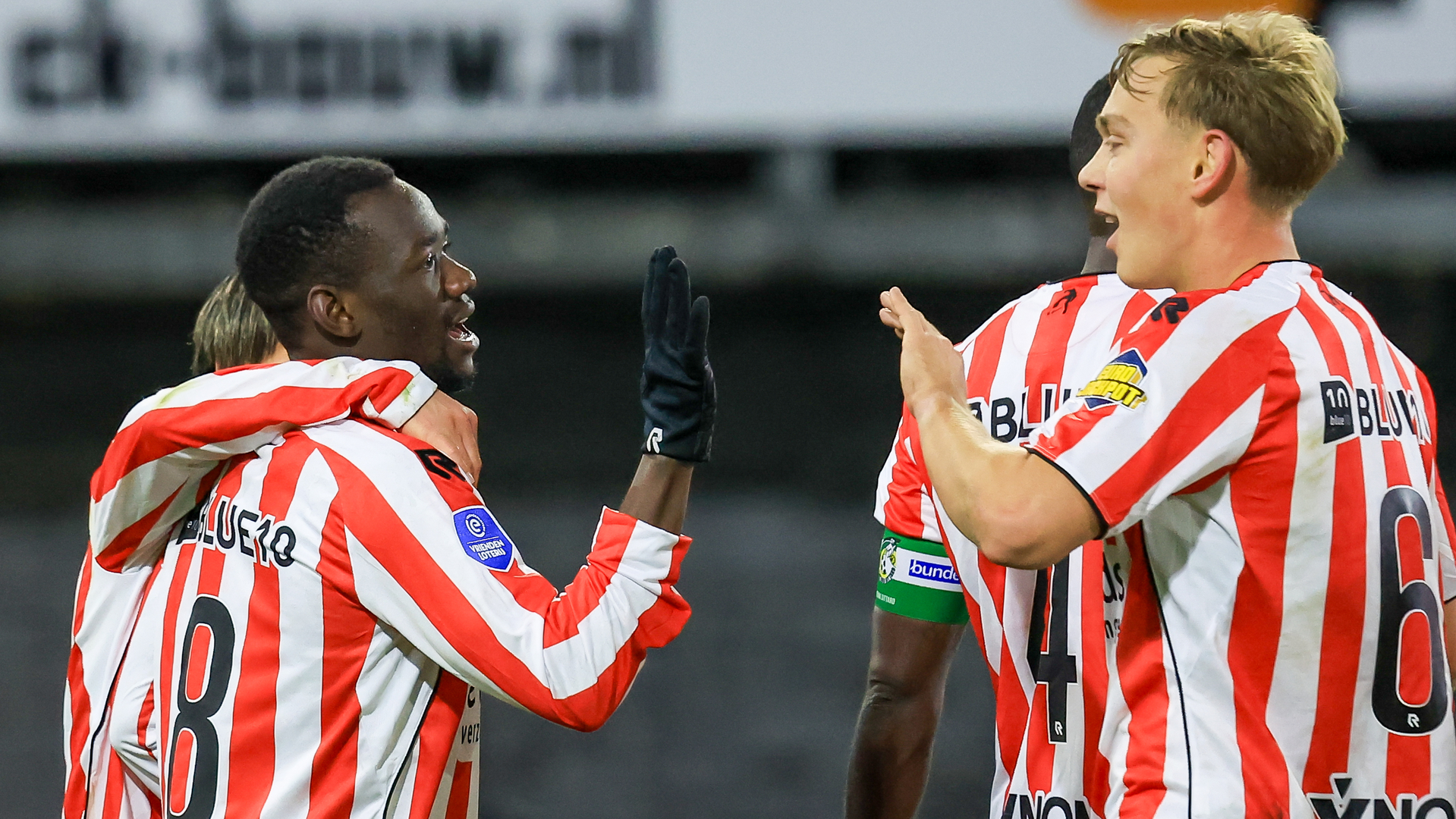 Kitolano is blij met zijn treffer