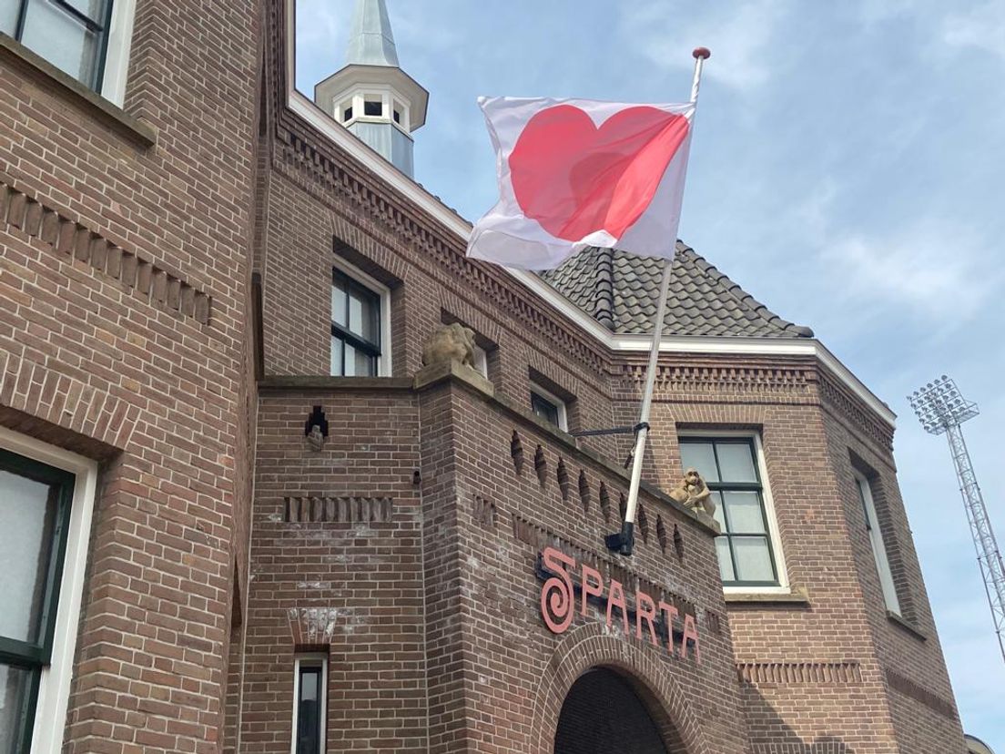 Het Kasteel, het stadion van Sparta, eerder tijdens de coronacrisis