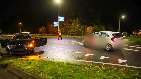 Botsing bij oprit A50. Botsing bij oprit A50.