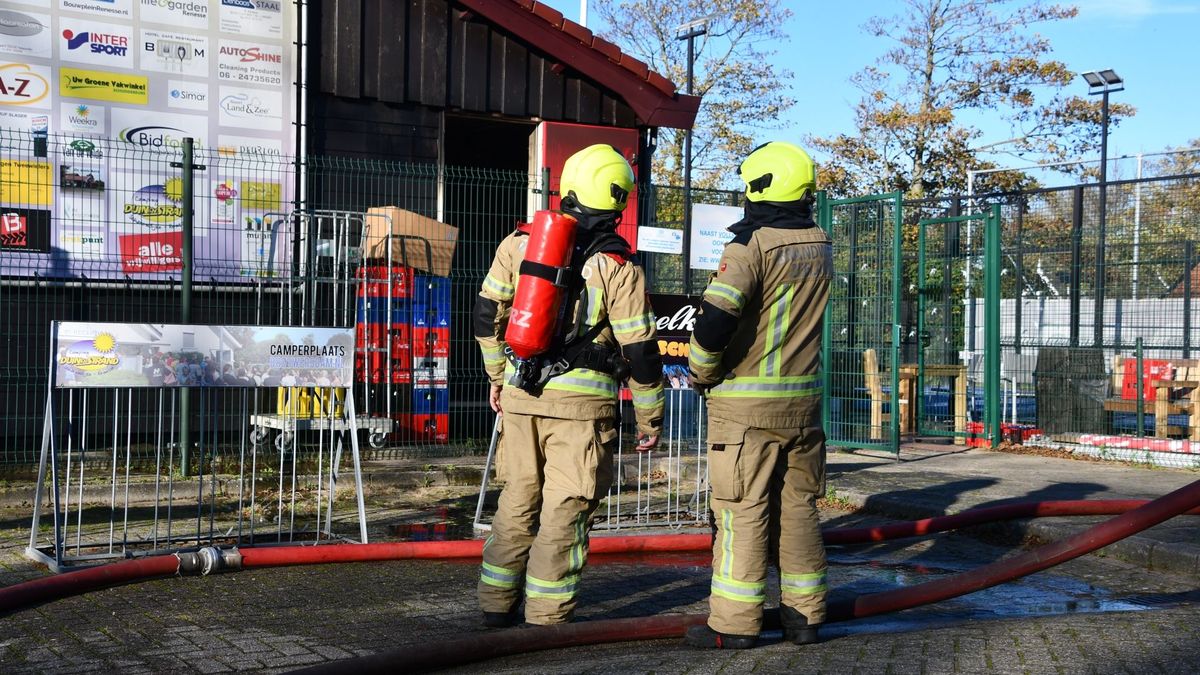 Brand in meterkast bij tennisclub Scharendijke