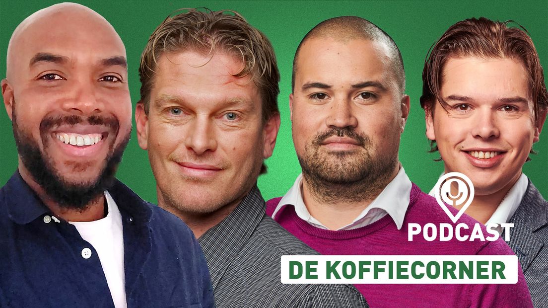 Het team van de Koffiecorner: Kurt, Martin, Niiwino en Stefan