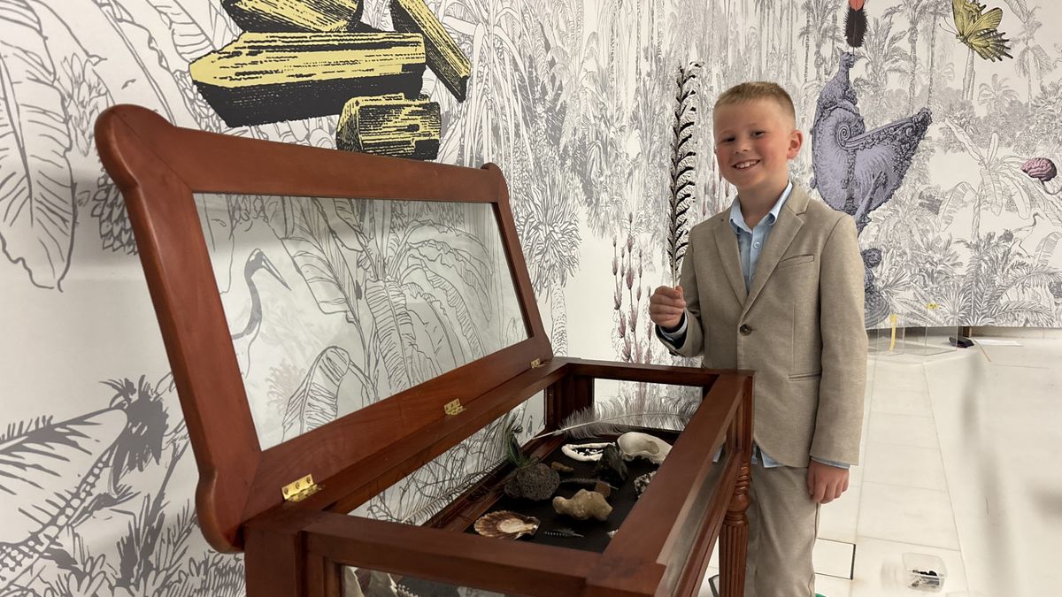 Verzamelaars Lenn (8) en Jonathan (7) krijgen eigen tentoonstelling in Drents Museum