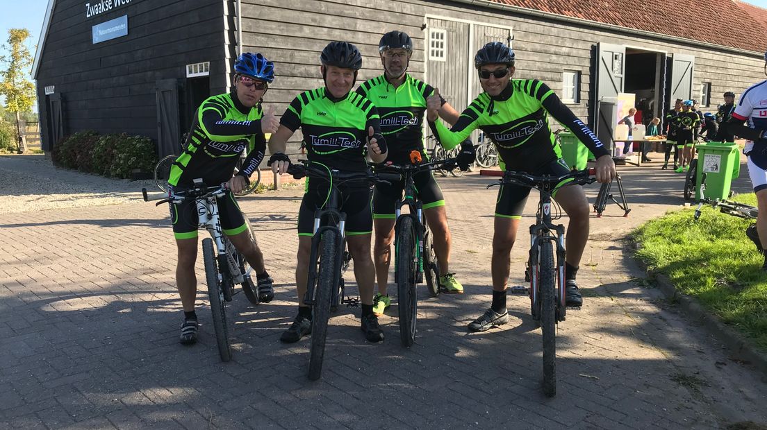 Deze mountainbikers zijn blij met de nieuwe mountainbikeroute