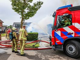 Uitslaande brand in schuur in Emmer-Compascuum