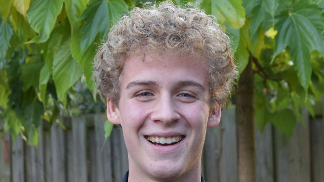 Chris Noordzij (16) is de jongste kandidaat van de gemeenteraadsverkiezingen in Den Haag