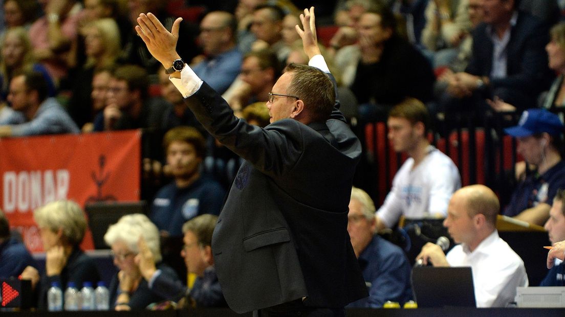 Donar-coach Erik Braal.