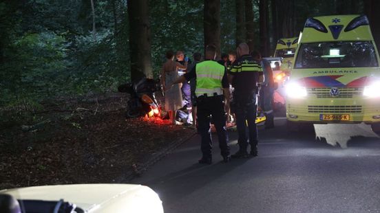 Scooterrijder gewond na botsing bij Gasselterveld.