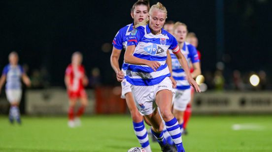 PEC Zwolle Vrouwen verliest na vroege rode kaart van laagvlieger