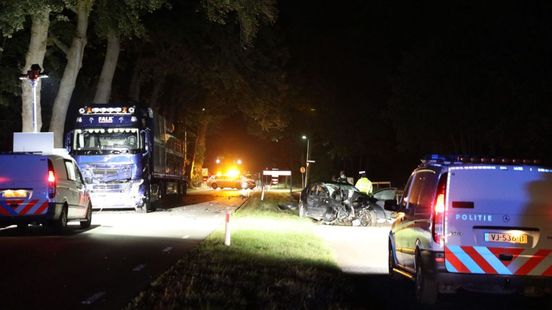Bestuurder overleden bij ernstig ongeluk met vrachtwagen.