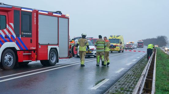 Ernstig verkeersongeluk tussen Lopik en Schoonhoven.